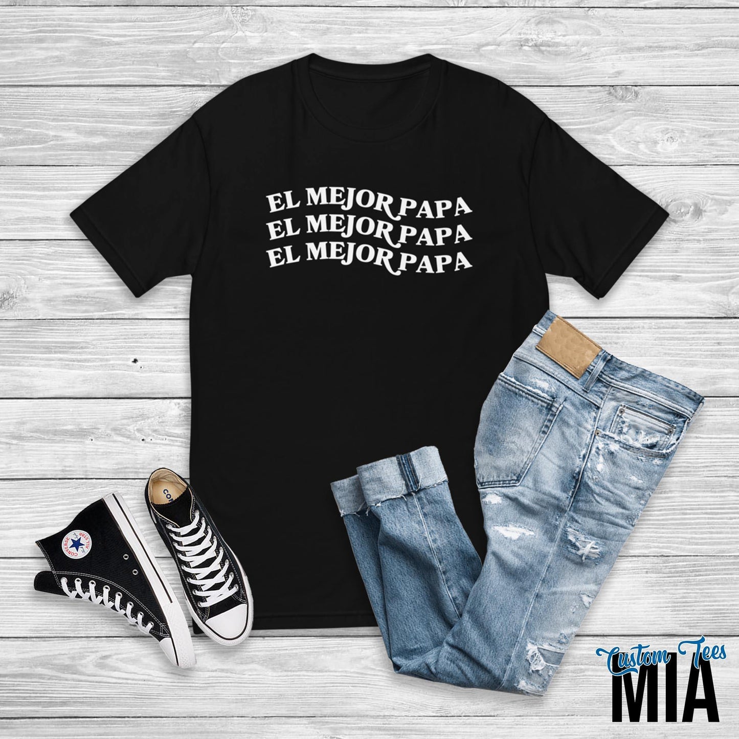 El Mejor Papa Shirt - Custom Tees MIA