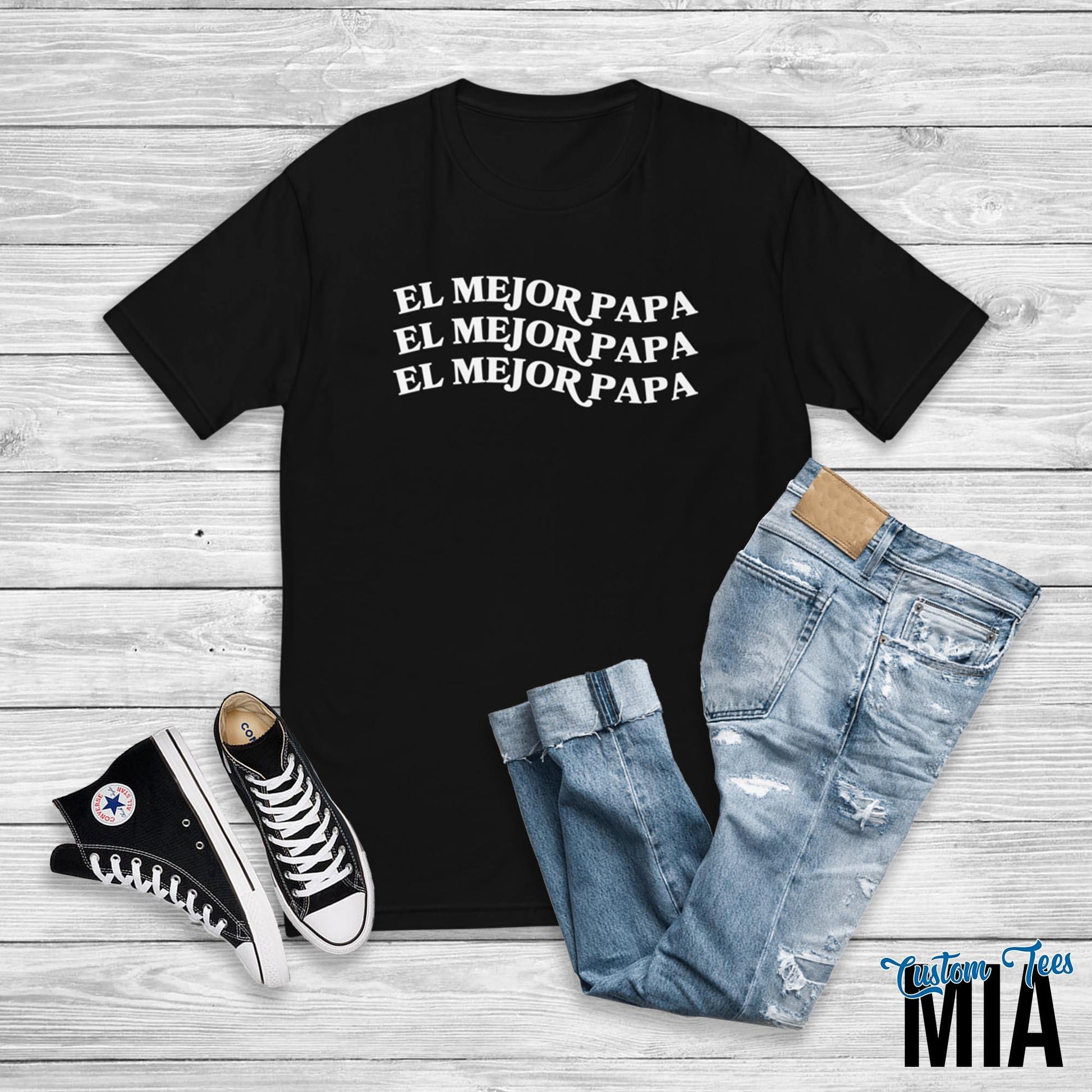 El Mejor Papa Shirt - Custom Tees MIA