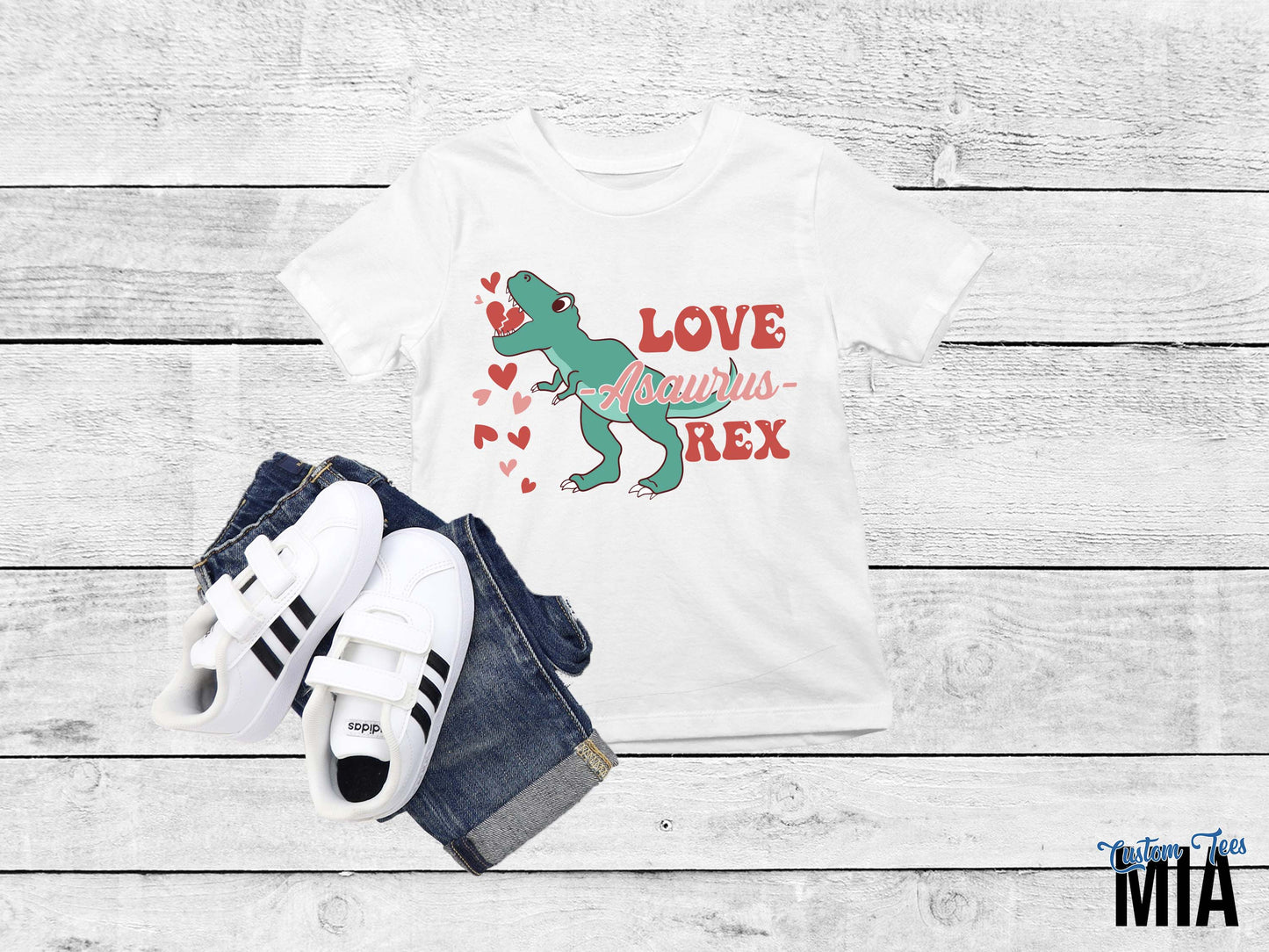 Loveasaurus Rex Valentine's Day Shirt
