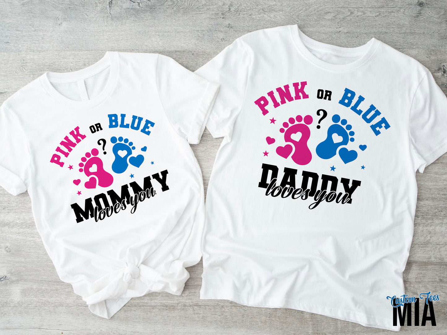 Gender Reveal Personalized Shirt