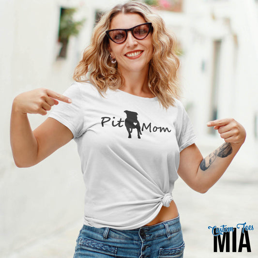 Pitbull Mom Shirt - Custom Tees MIA