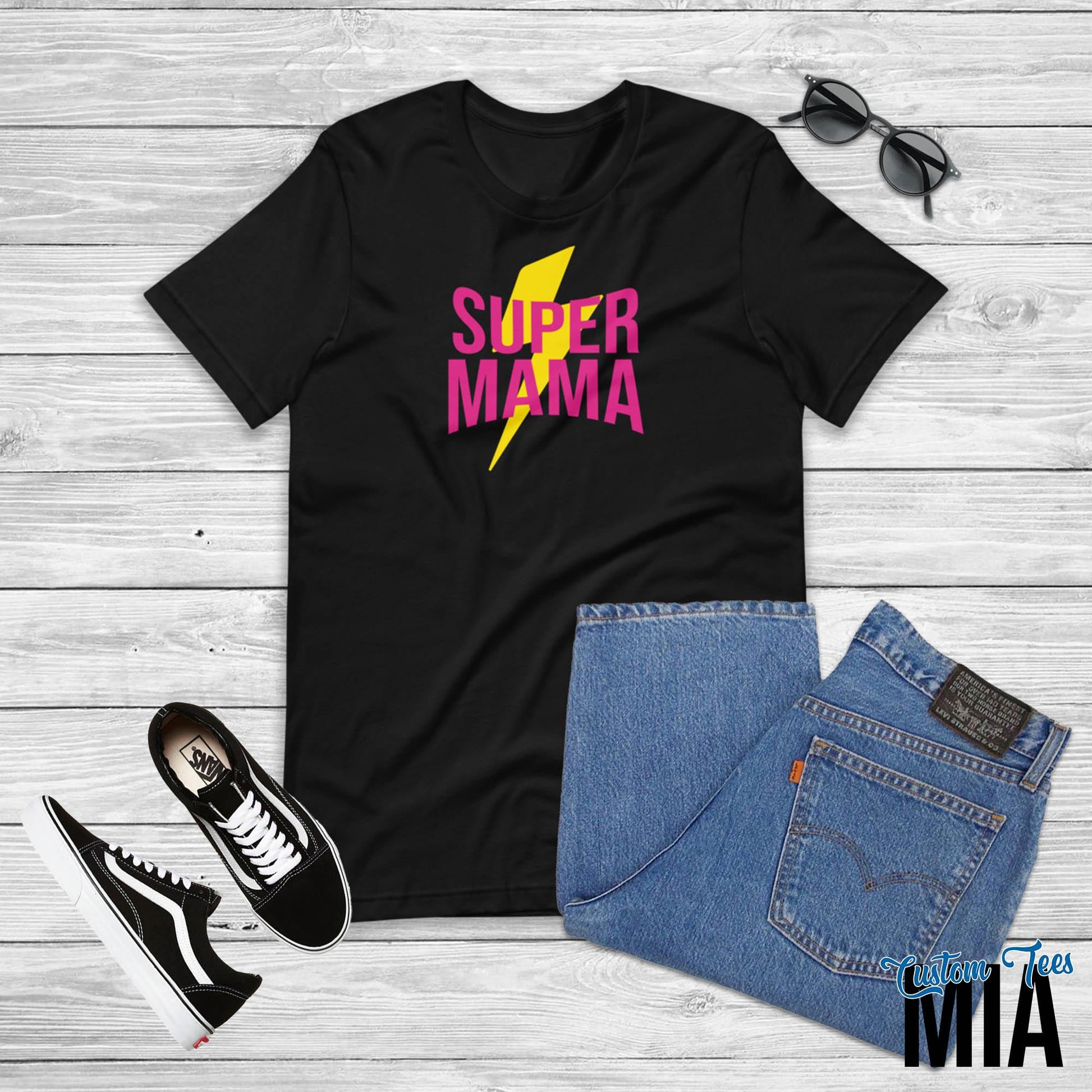 Super Mama Shirt - Custom Tees MIA