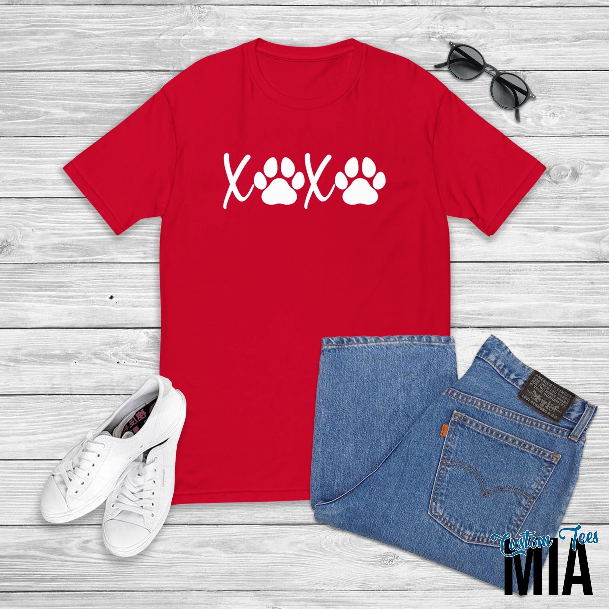 Dog Valentine's XOXO Shirt - Custom Tees MIA