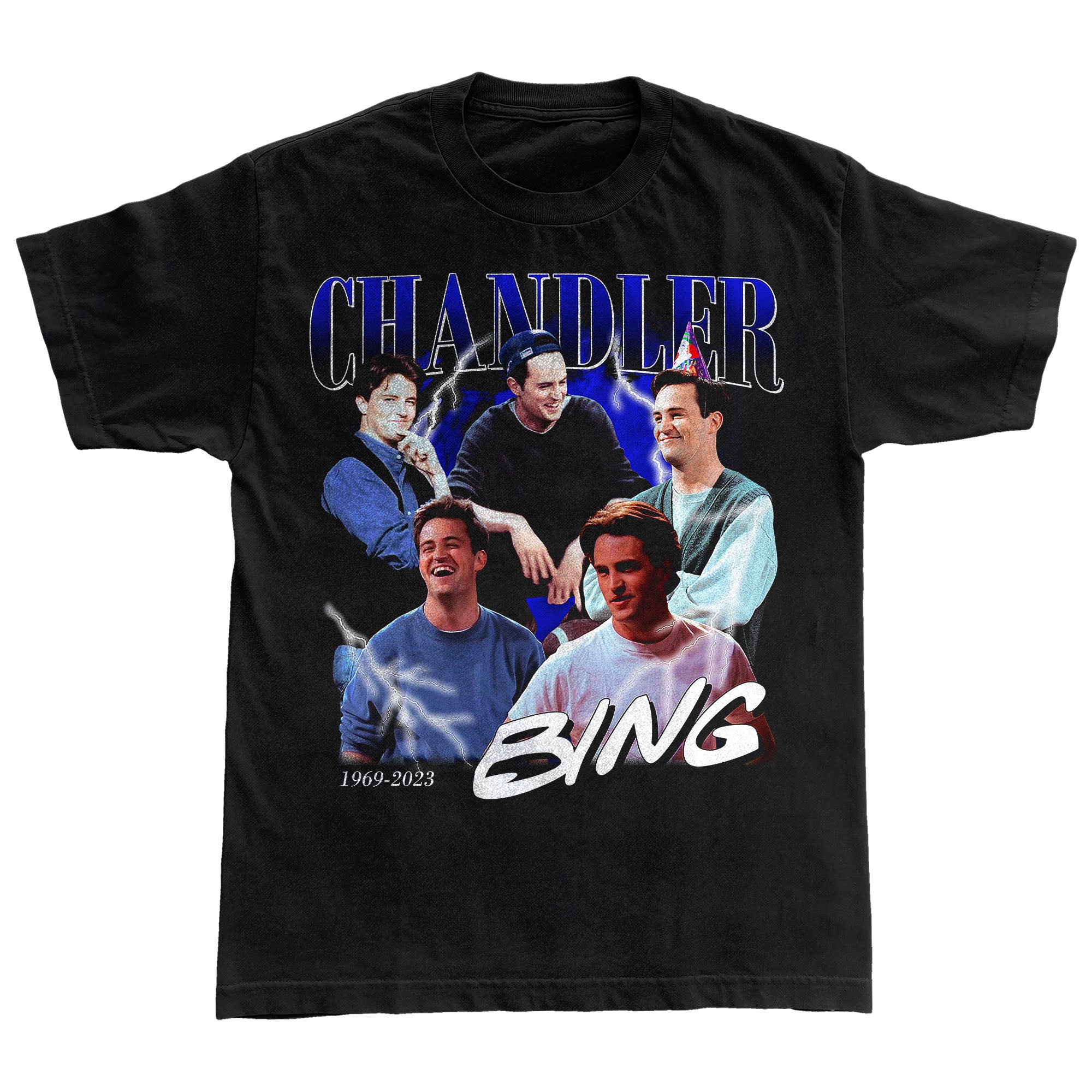 Chandler Bing Bootleg Shirt Custom Tees MIA RIP Matthew Perry