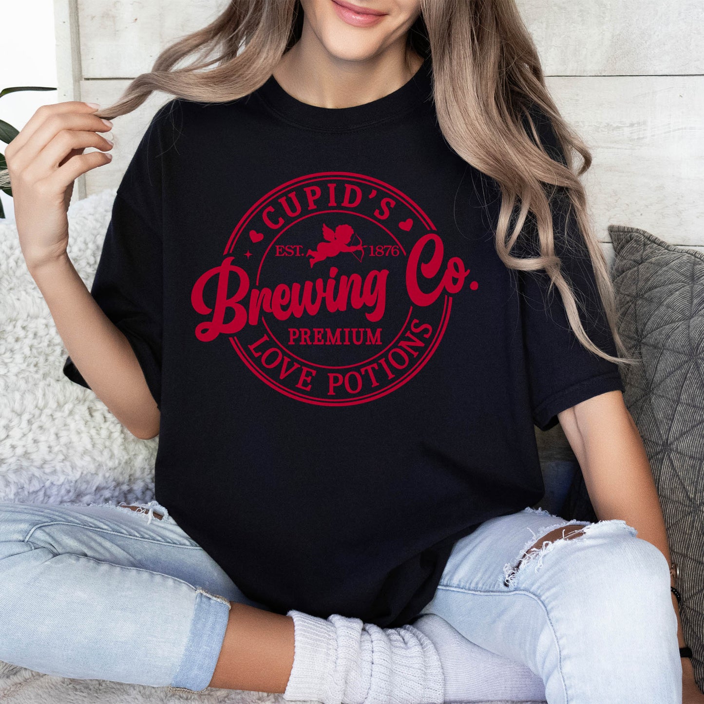 Cupid's Brewing Valentine's Day Shirt