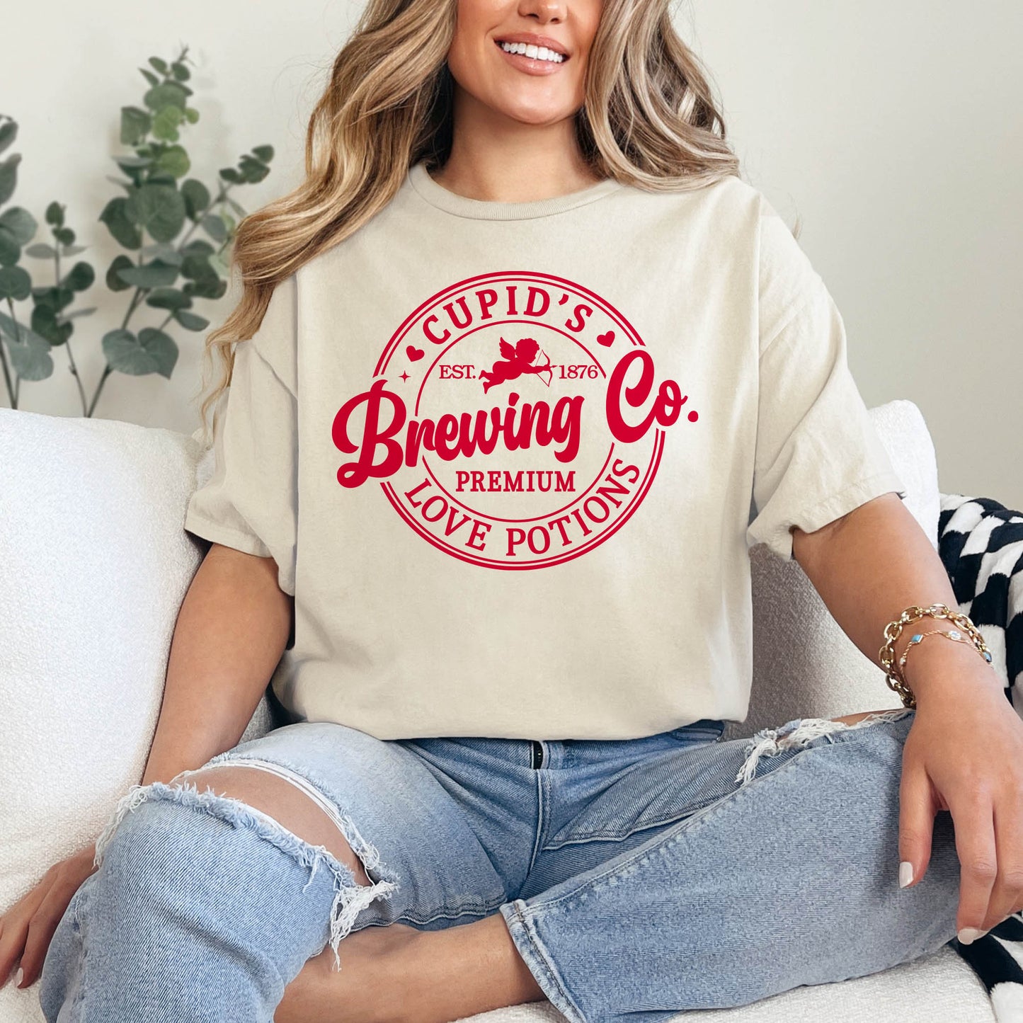 Cupid's Brewing Valentine's Day Shirt