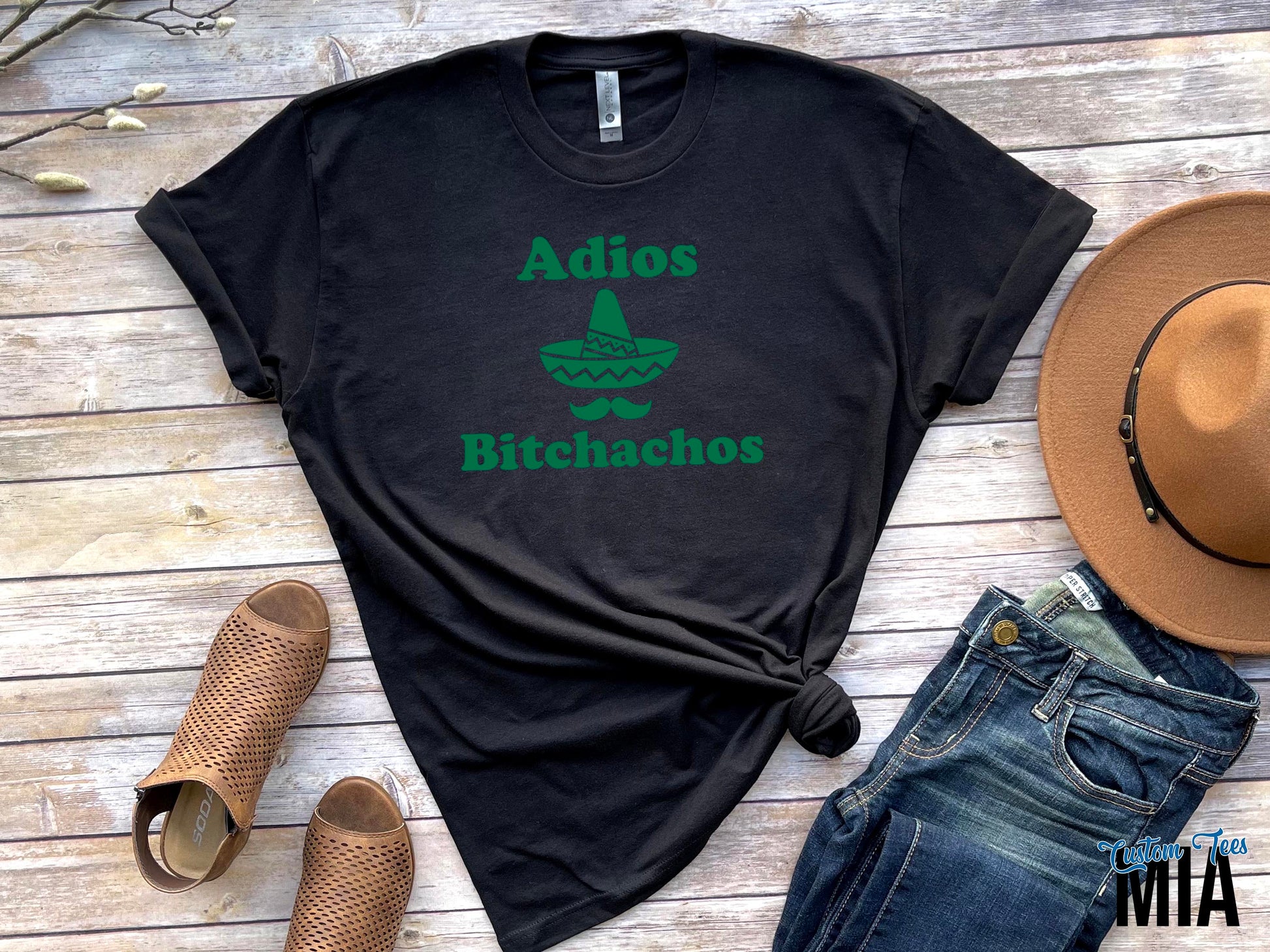 Adios Bitchachos Cinco de Mayo Shirt - Custom Tees MIA