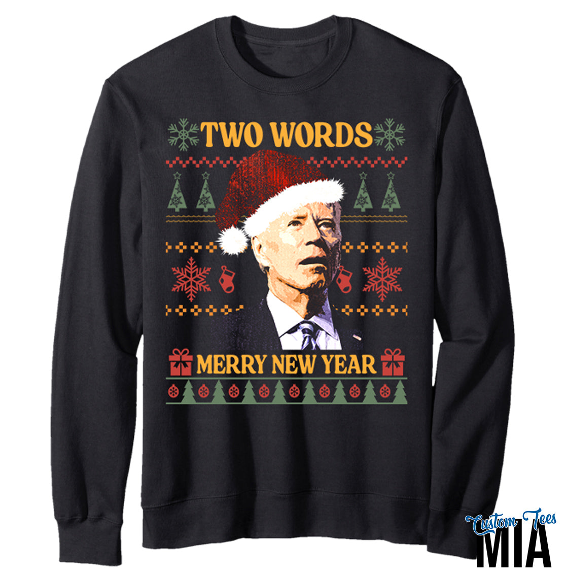 Santa Joe Biden Ugly Christmas Sweater