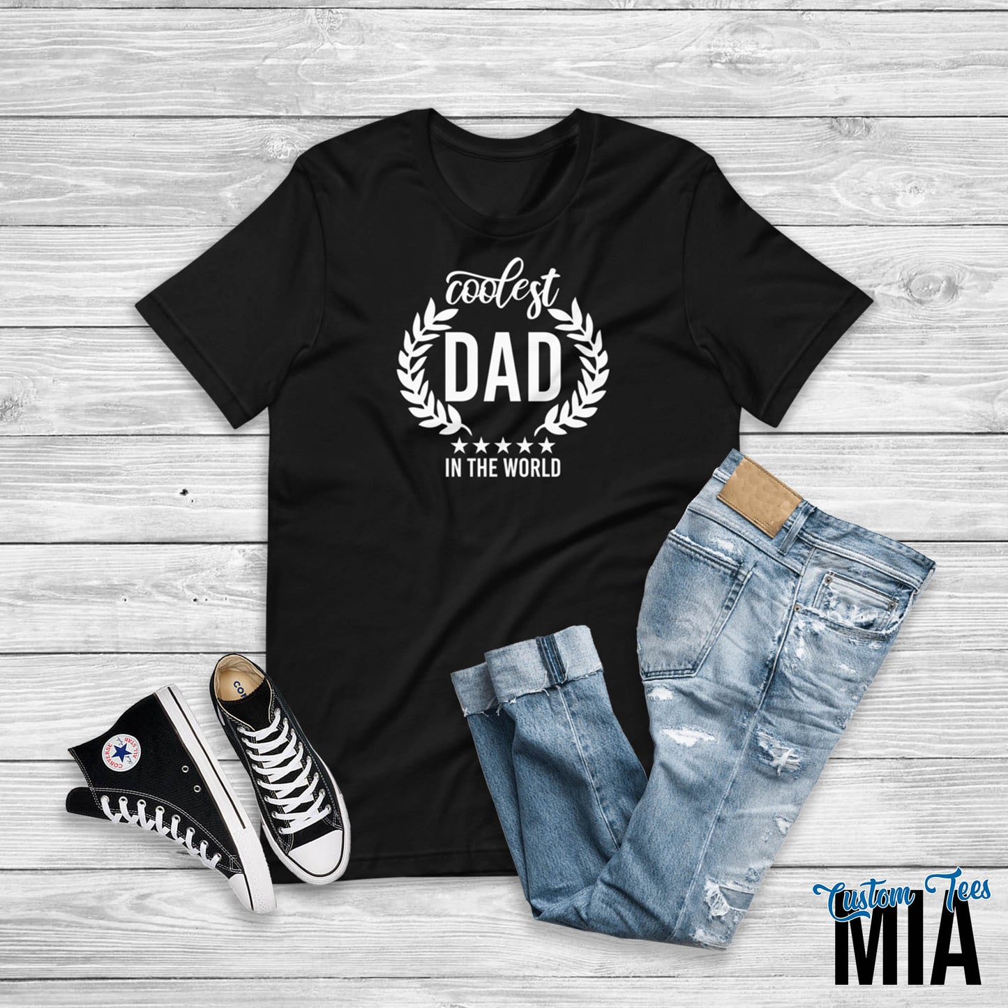 Coolest Dad In The World Shirt - Custom Tees MIA