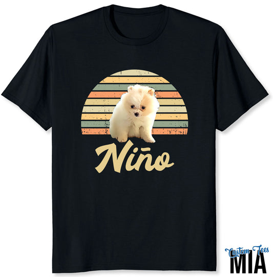 Personalized Retro Dog Shirt