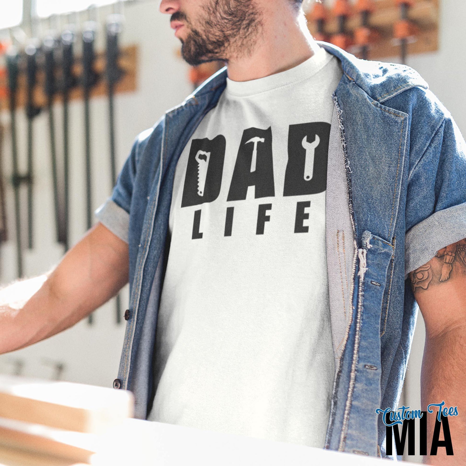 Dad Life Shirt - Custom Tees MIA