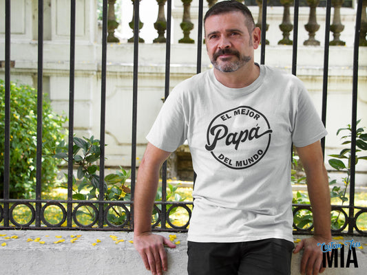 El Mejor Papa Del Mundo Shirt - Custom Tees MIA