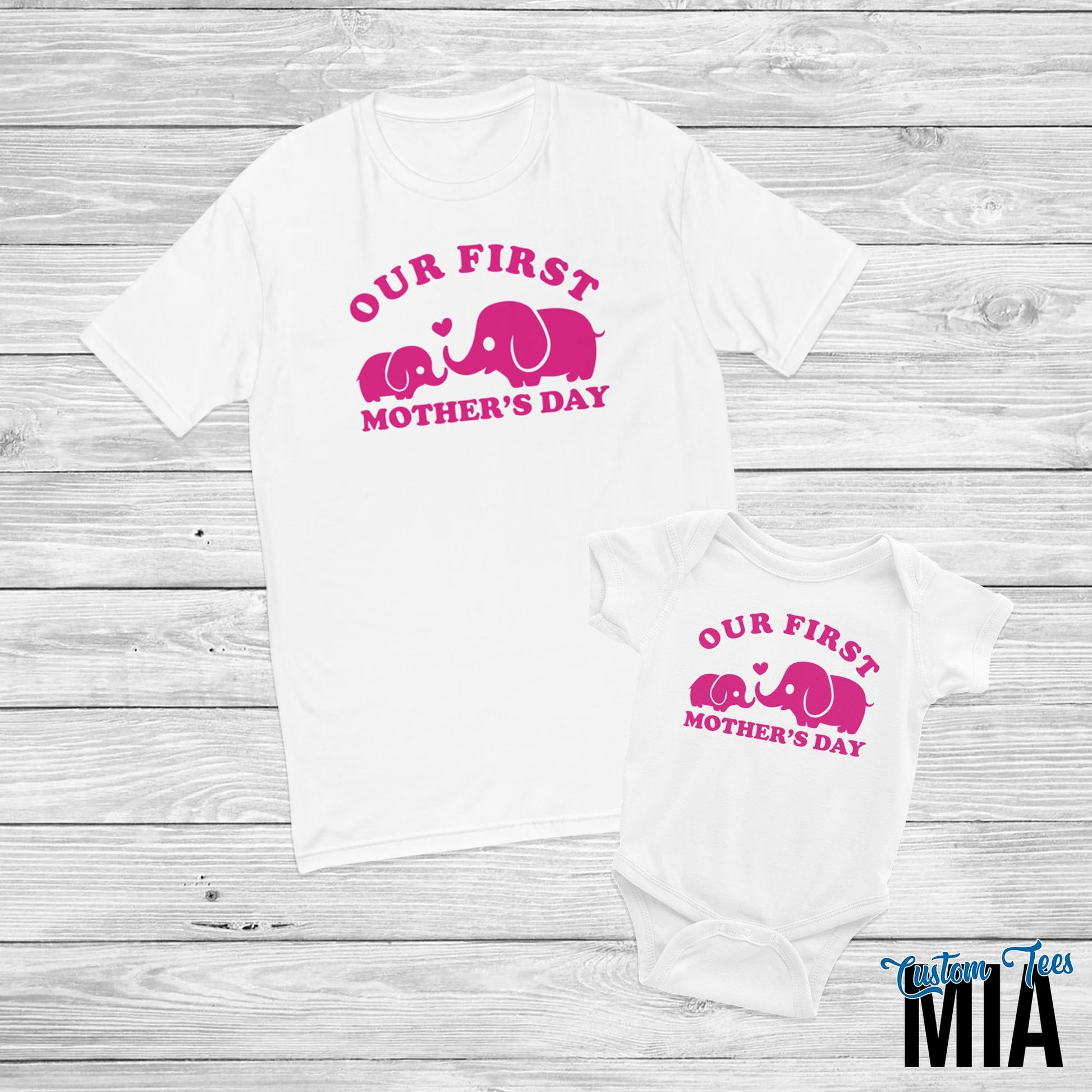Our First Mother's Day Shirt - Custom Tees MIA