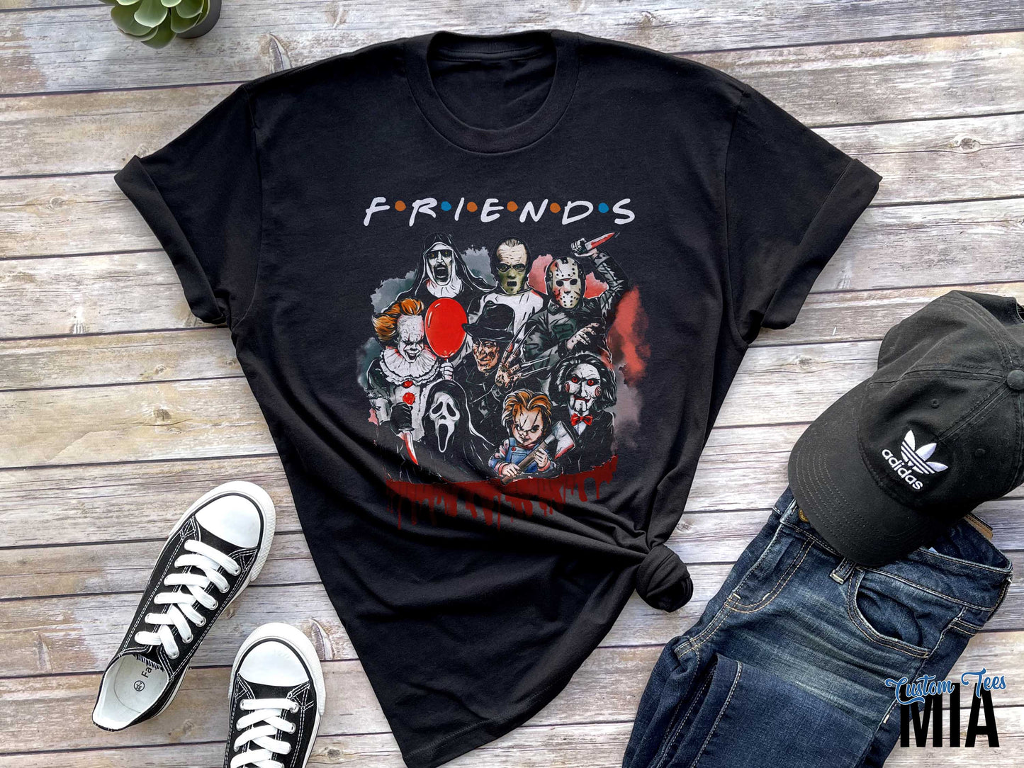 Halloween Friends Bloody Shirt