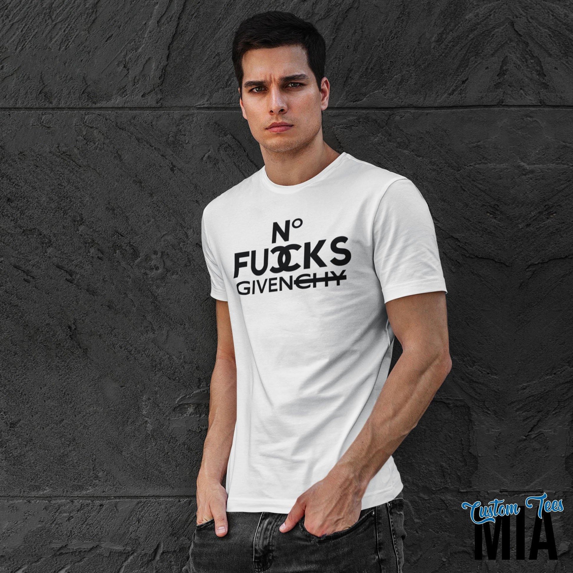 No Fucks Given Shirt - Custom Tees MIA