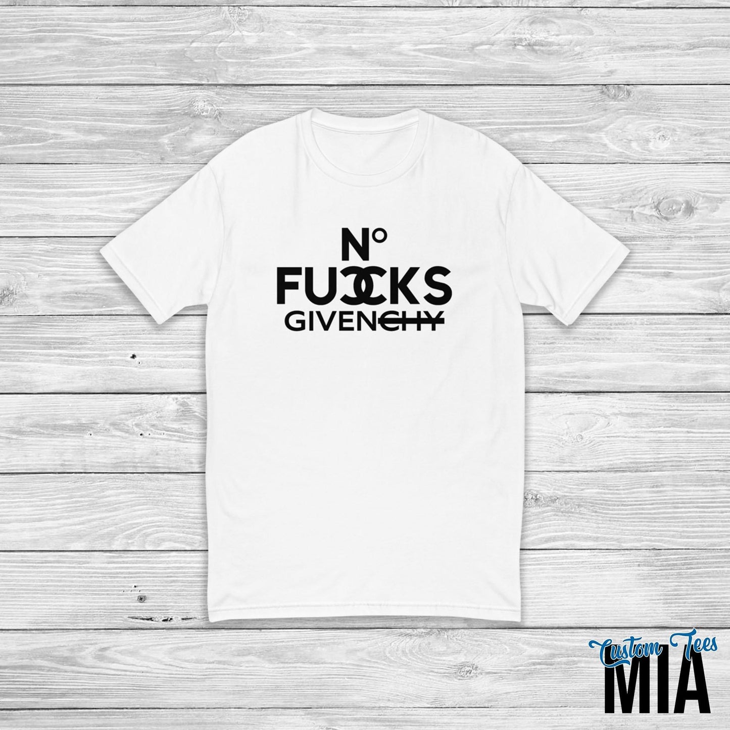 No Fucks Given Shirt - Custom Tees MIA