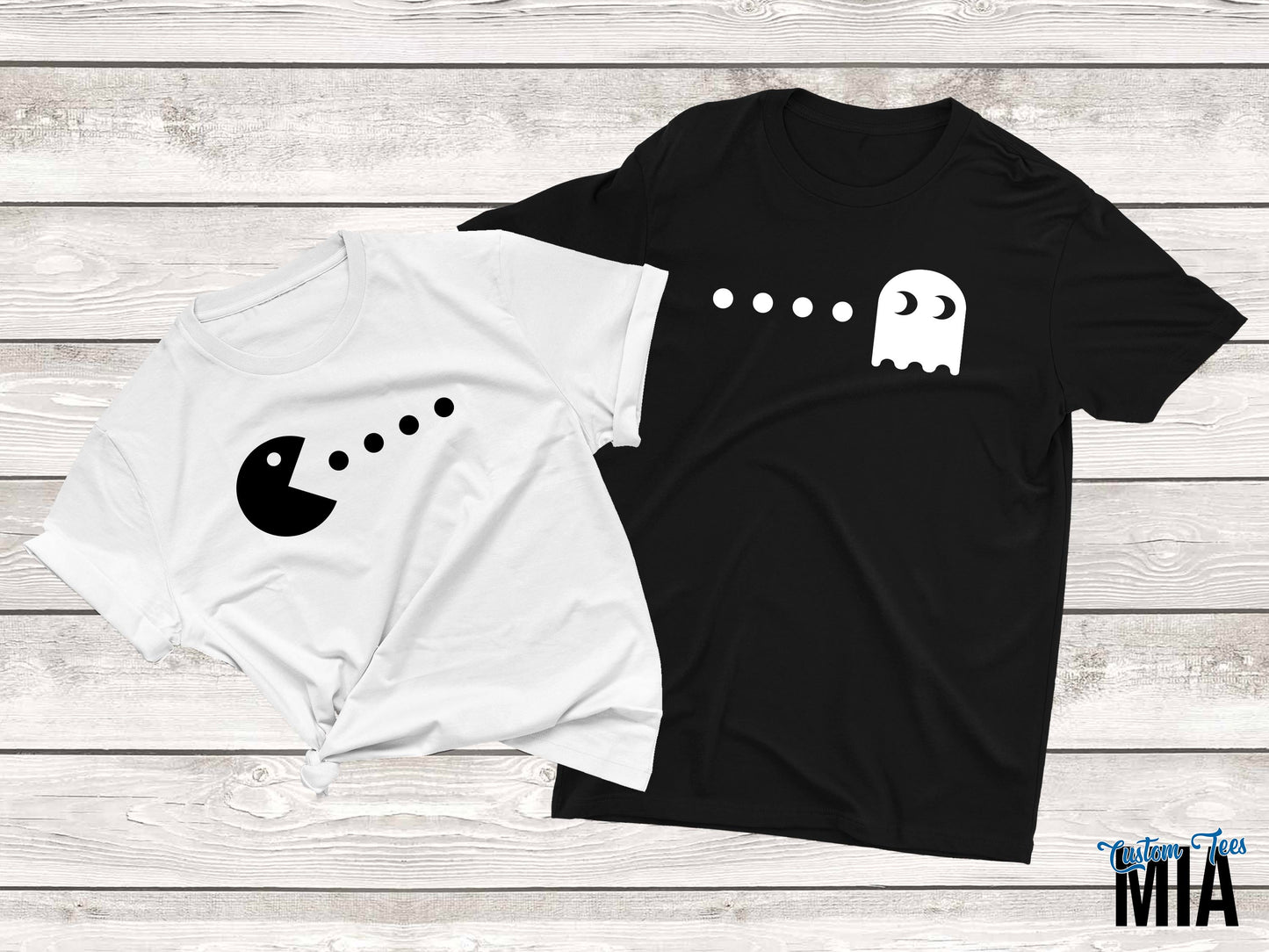 Pacman Couples Shirts