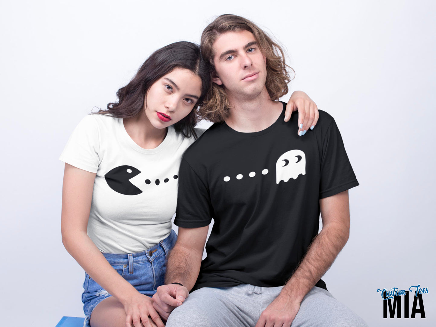 Pacman Couples Shirts