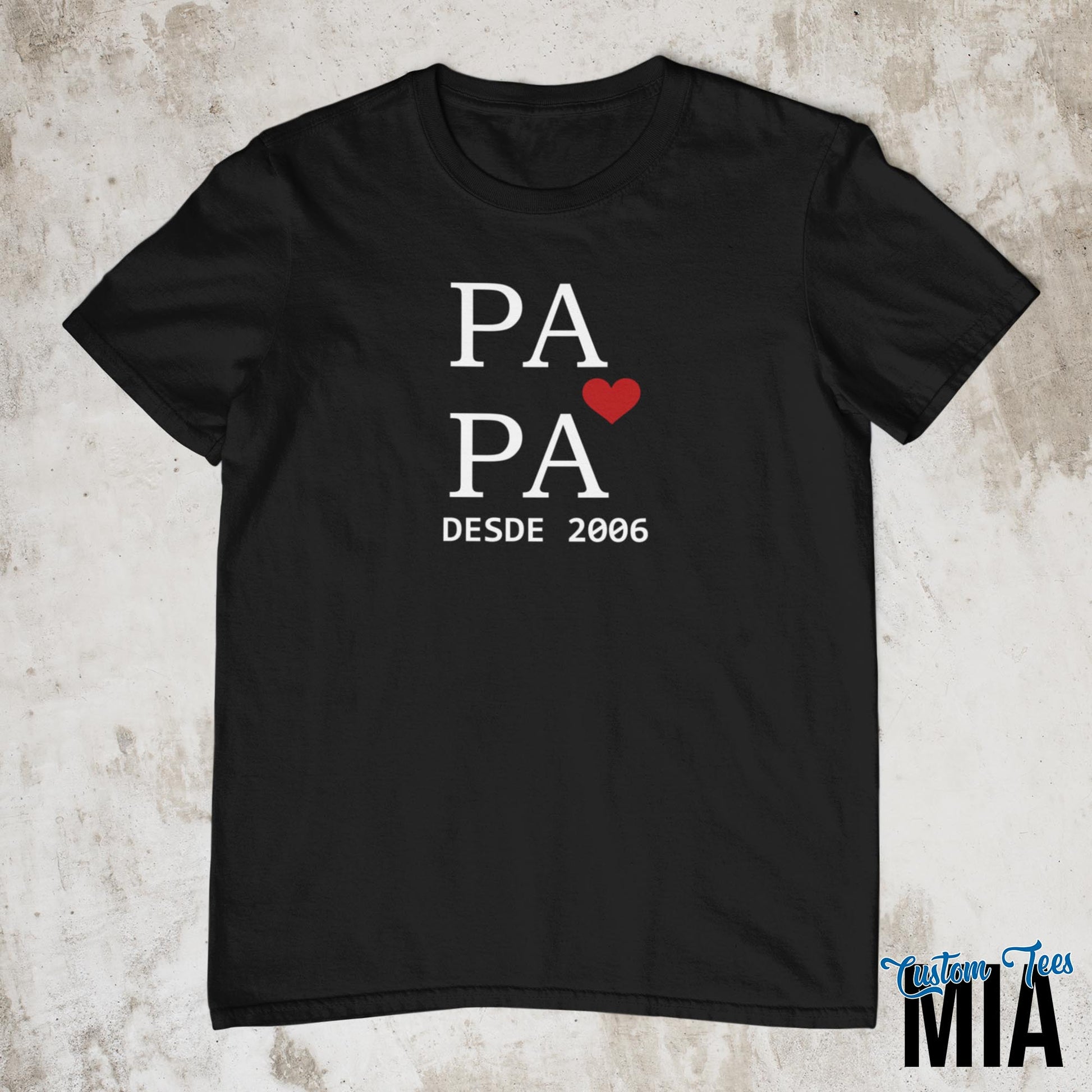 Camiseta Personalizada Para Dia del Padre - Custom Tees MIA