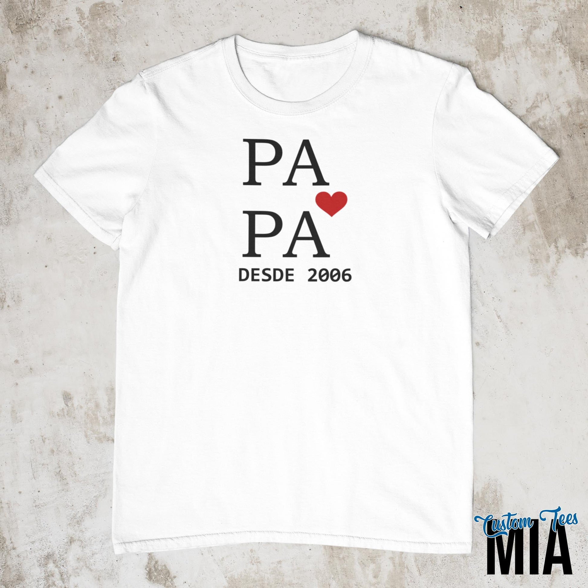 Camiseta Personalizada Para Dia del Padre - Custom Tees MIA