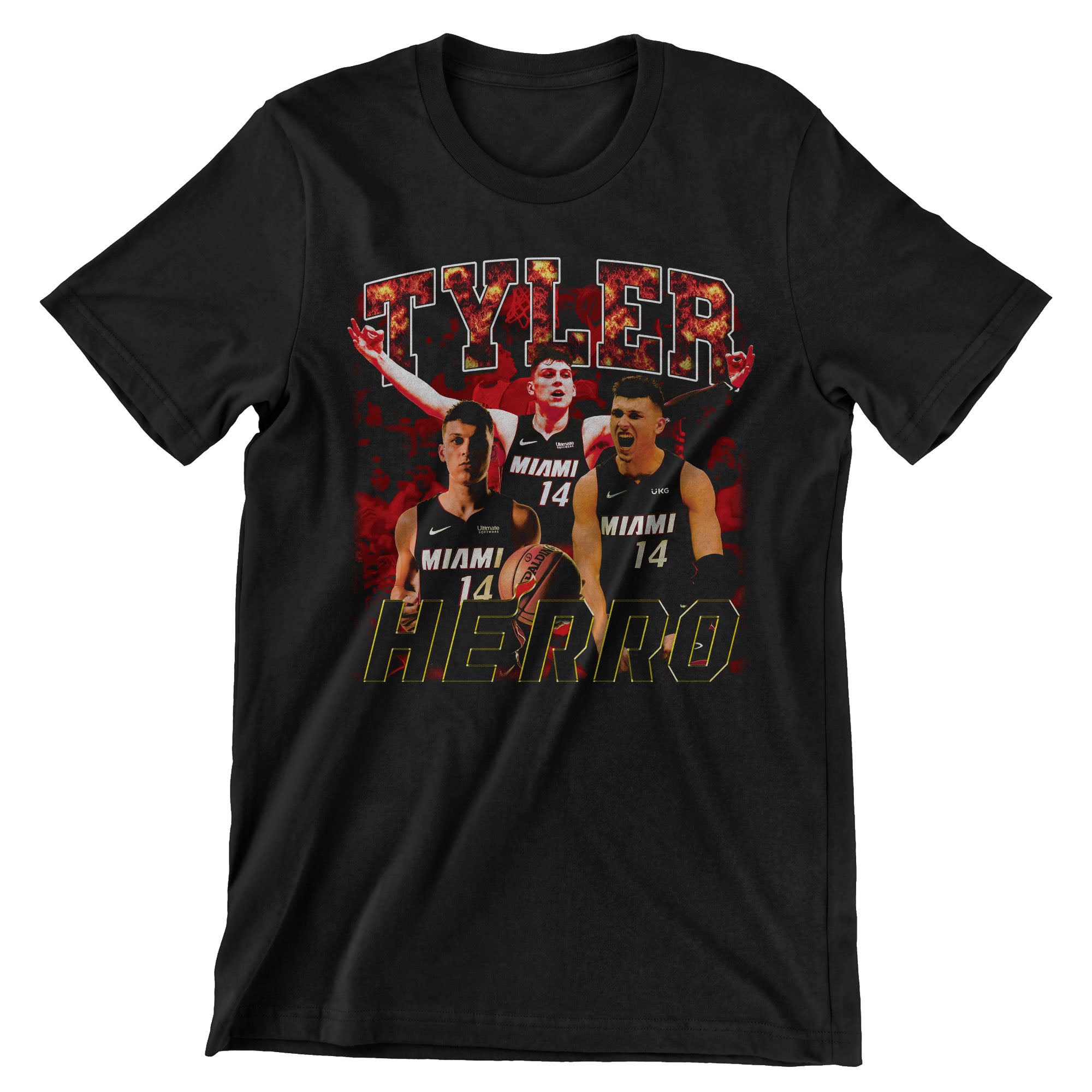 Tyler Herro Bootleg T Shirt Custom Tees MIA Graphic T Shirts