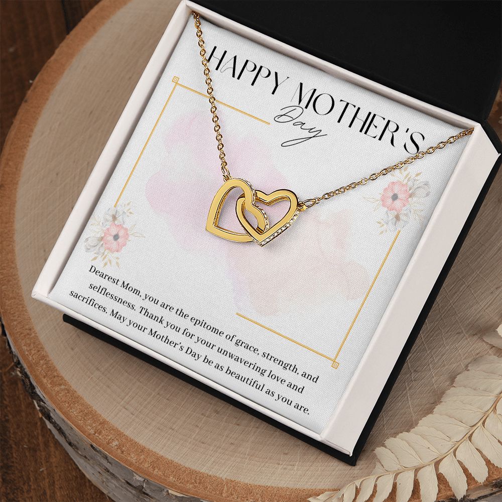 Interlocking Hearts Mother's Day Necklace