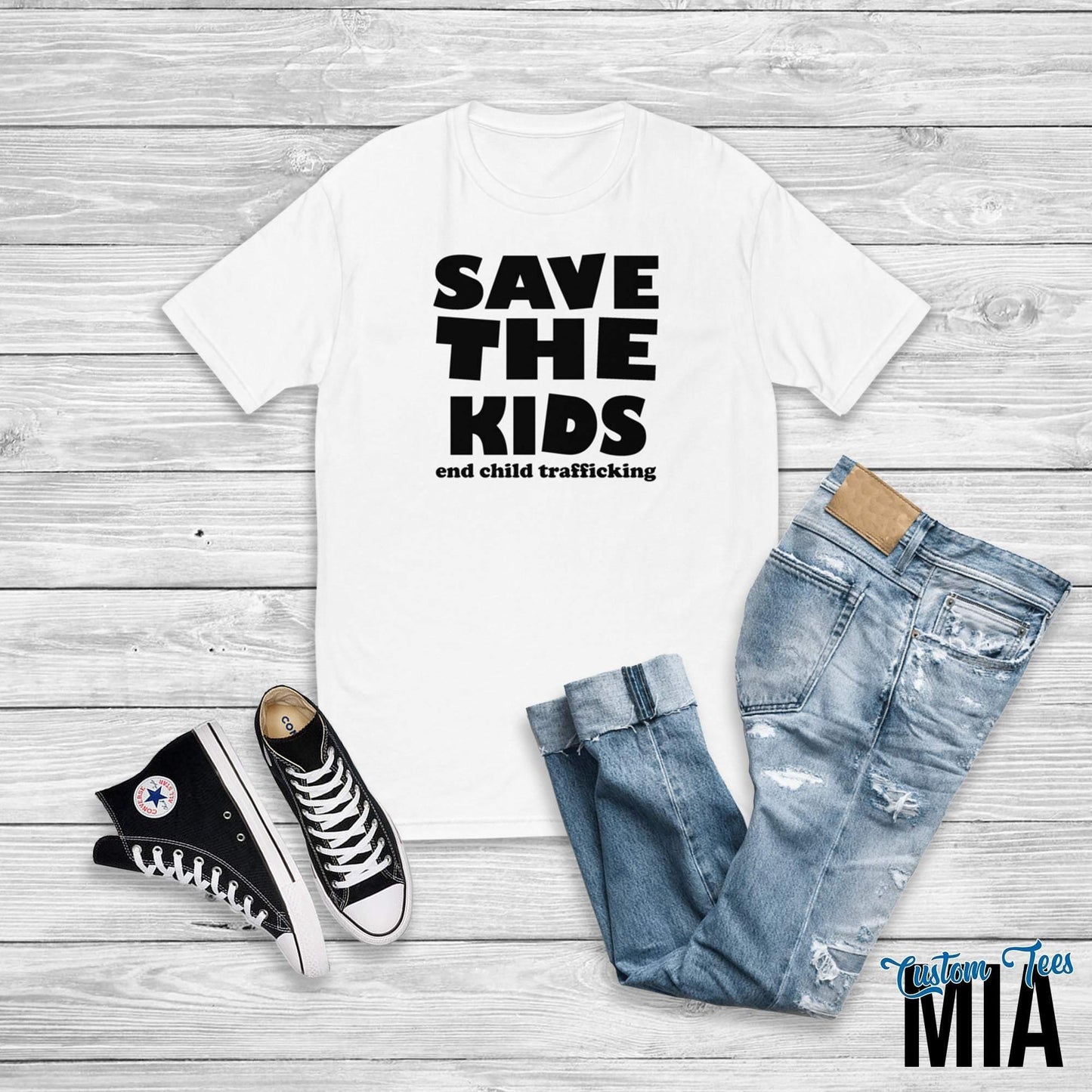 Save The Kids T-Shirt - Save Our Children - Child Lives Matter - Awareness Shirt - Human Rights Shirt - Be Their Voice - Custom Tees MIA
