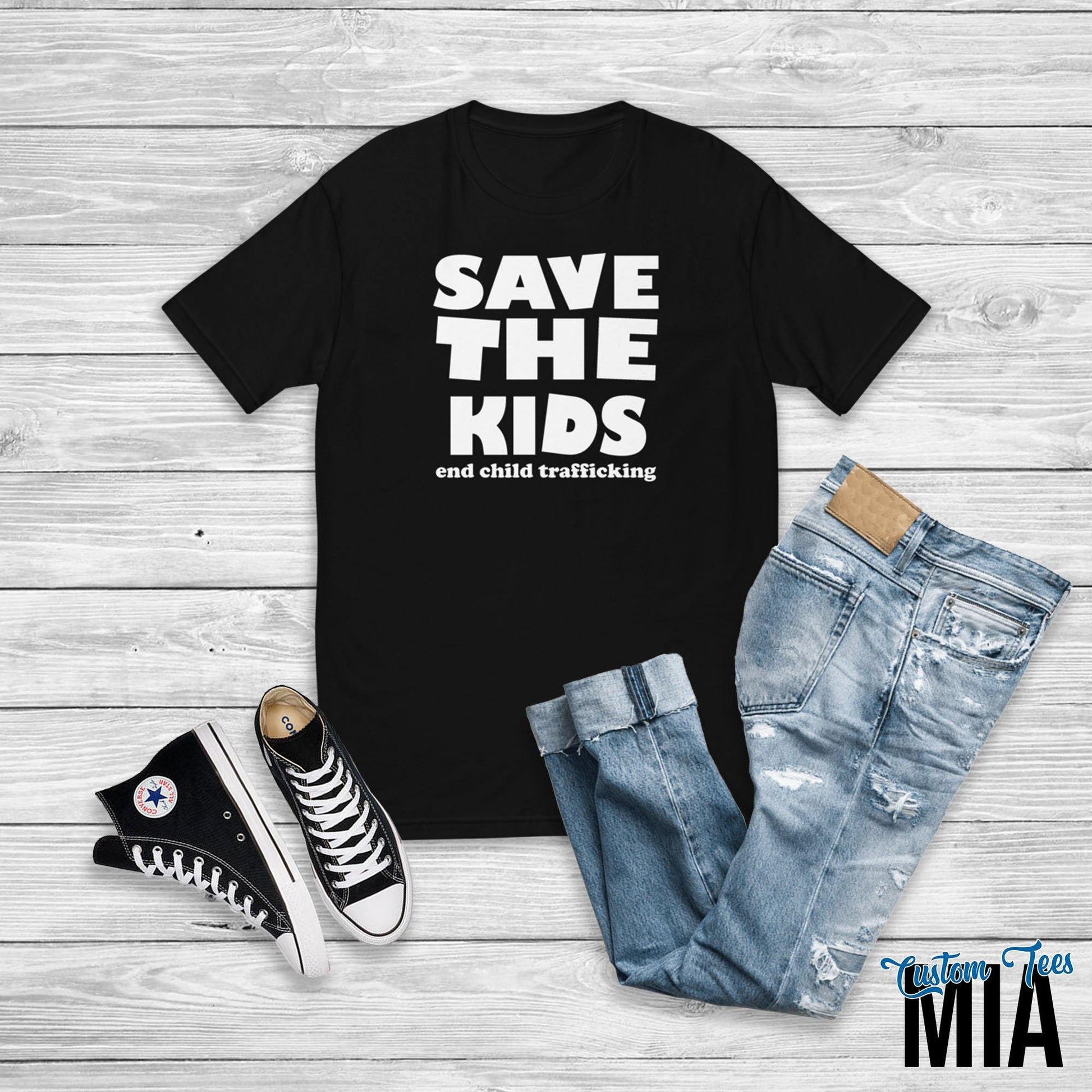 Save The Kids T-Shirt - Save Our Children - Child Lives Matter - Awareness Shirt - Human Rights Shirt - Be Their Voice - Custom Tees MIA