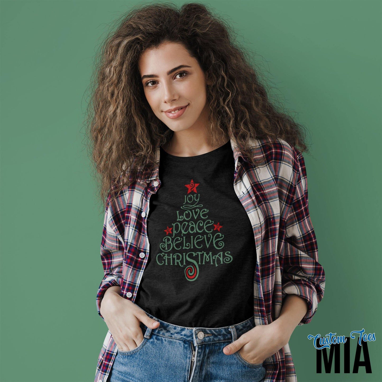Christmas Tree Shirt - Custom Tees MIA