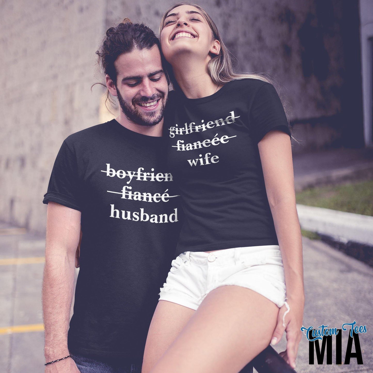New Husband and Wife Matching Shirts - Custom Tees MIA