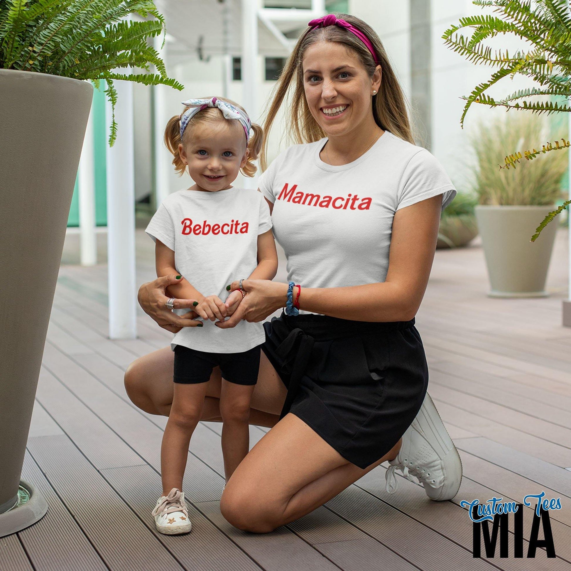 Mamacita and Bebecita Mommy and Me Matching Shirt - Custom Tees MIA