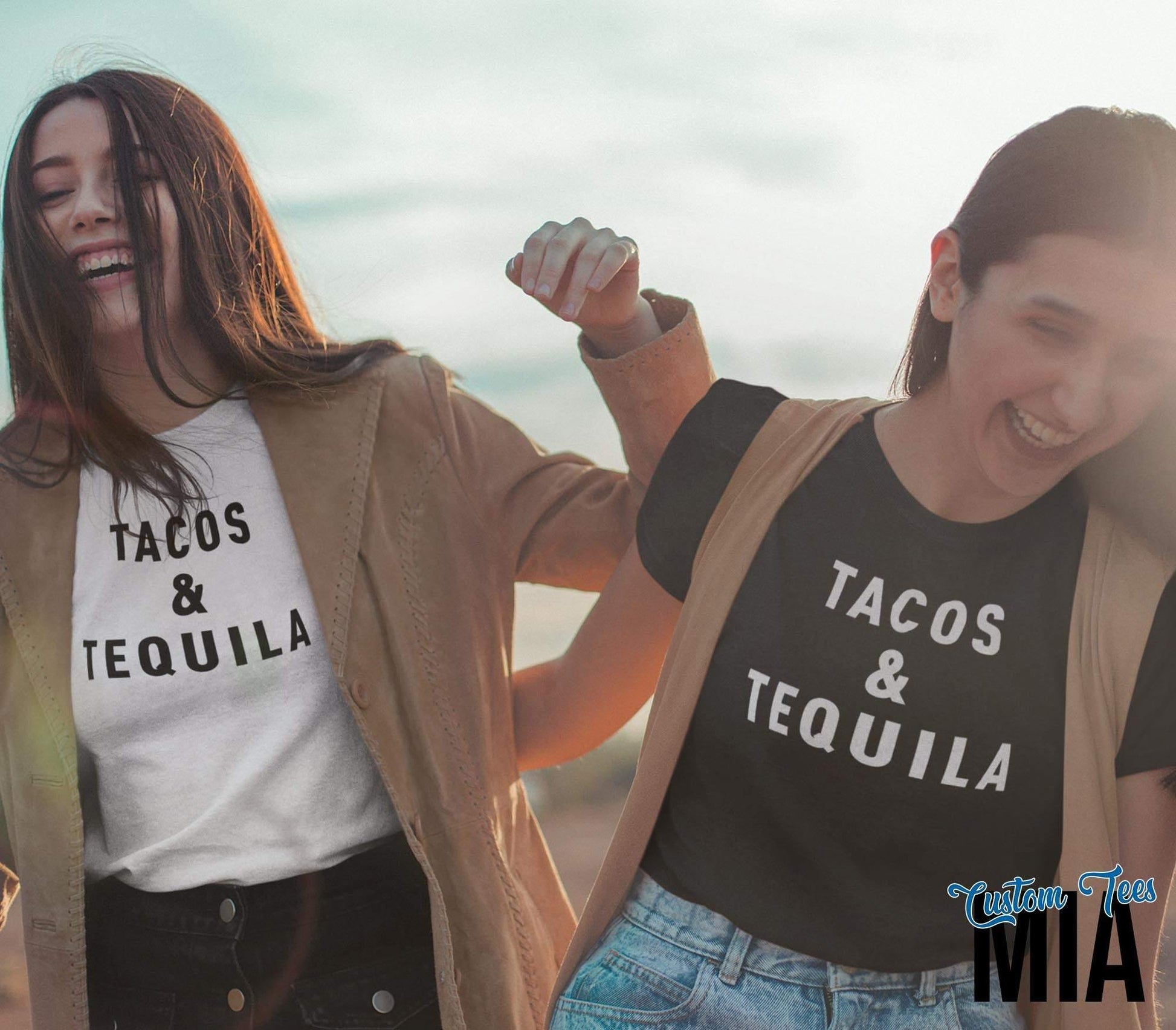 Tacos & Tequila Women's Day Drinking Shirt - Custom Tees MIA