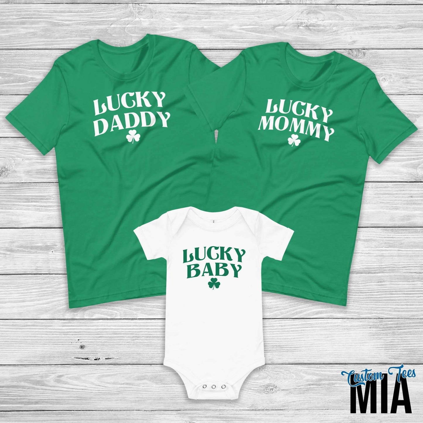 St. Patrick's Day Matching Family Shirts - Custom Tees MIA